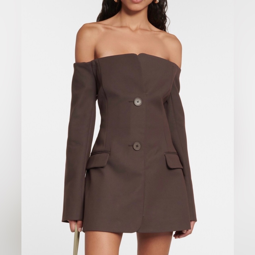 SIR Sandrine off-shoulder blazer dress
